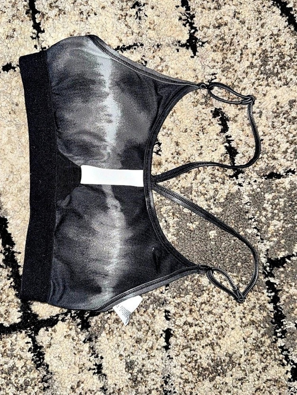Nike Black Tie-Dye Bikini XS